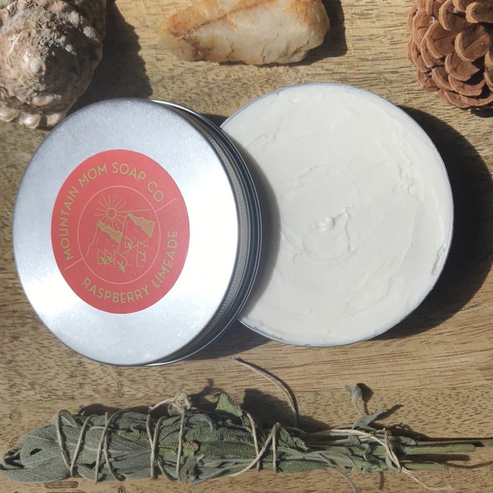Handmade Raspberry Lime body butter (4 oz)